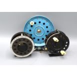 The Angler Scout fishing reel together with a Garcia Mitchell 710 fishing reel, The New Popular by