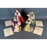 A Royal Doulton Figure 'Margaret Tudor' HN 3838 limited edition 0818 together with another Royal