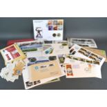 A Collection of First Day Covers and related items