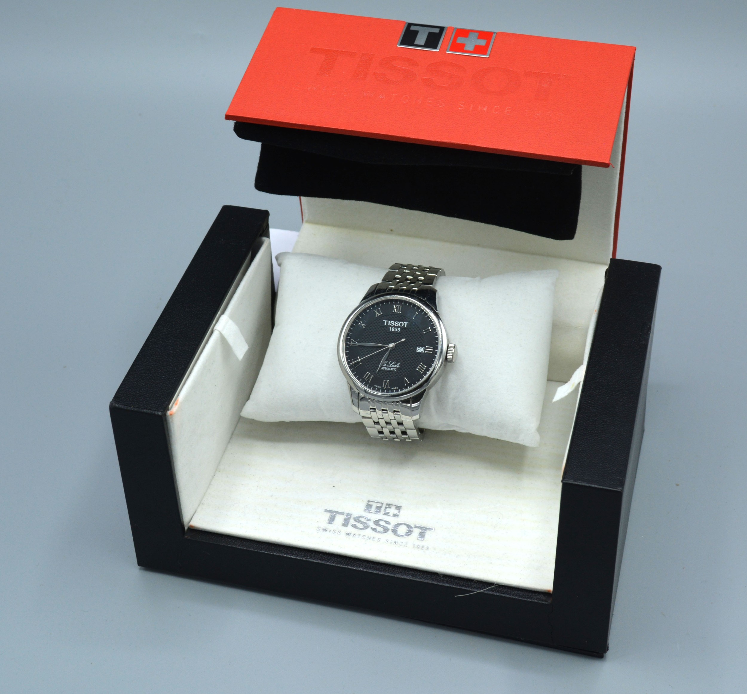 A Tissot Le Locle Automatic Stainless Steel Cased Gentleman's Wrist Watch with original box - Image 2 of 2