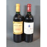 One Bottle Chateau La Lande Borie St. Julien 2003 Red Wine and another bottle Le Coste Borie