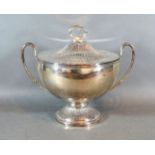 A Victorian Silver Large Covered Trophy Cup London 1882, makers Hawksworth Eire & Co. Ltd. 61 ozs.