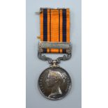 A South Africa Medal with 1879 clasp the medal awarded to '14452 Sapper T. Hodgson RE'