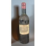 One Bottle Chateau Lafite Rothschilds 1962 red wine