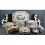 A Copeland Spode Chelsea Pattern Part Dinner Service together with a Wedgwood Coffee Service and a