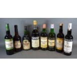 One Bottle Emva Cream Sherry , together with seven other bottles of sherry