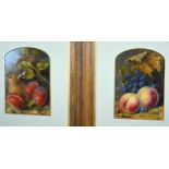 Late 19th/Early 20th Century English School 'Still Life Study of Fruit' a pair of oils on board,