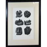 Henry Moore, Six Studies of Sculptures, limited edition print number 12 of 200 signed in pencil,