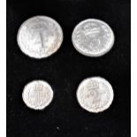 British 1902 Maundy Set of Four Coins, boxed. (Polished)