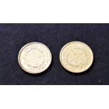 Gold USA Dollars 1850 (Retro) & 1851 (Genuine) dates (2)