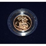 Gold Proof Half Sovereign 1982, Royal Mint, Boxed.