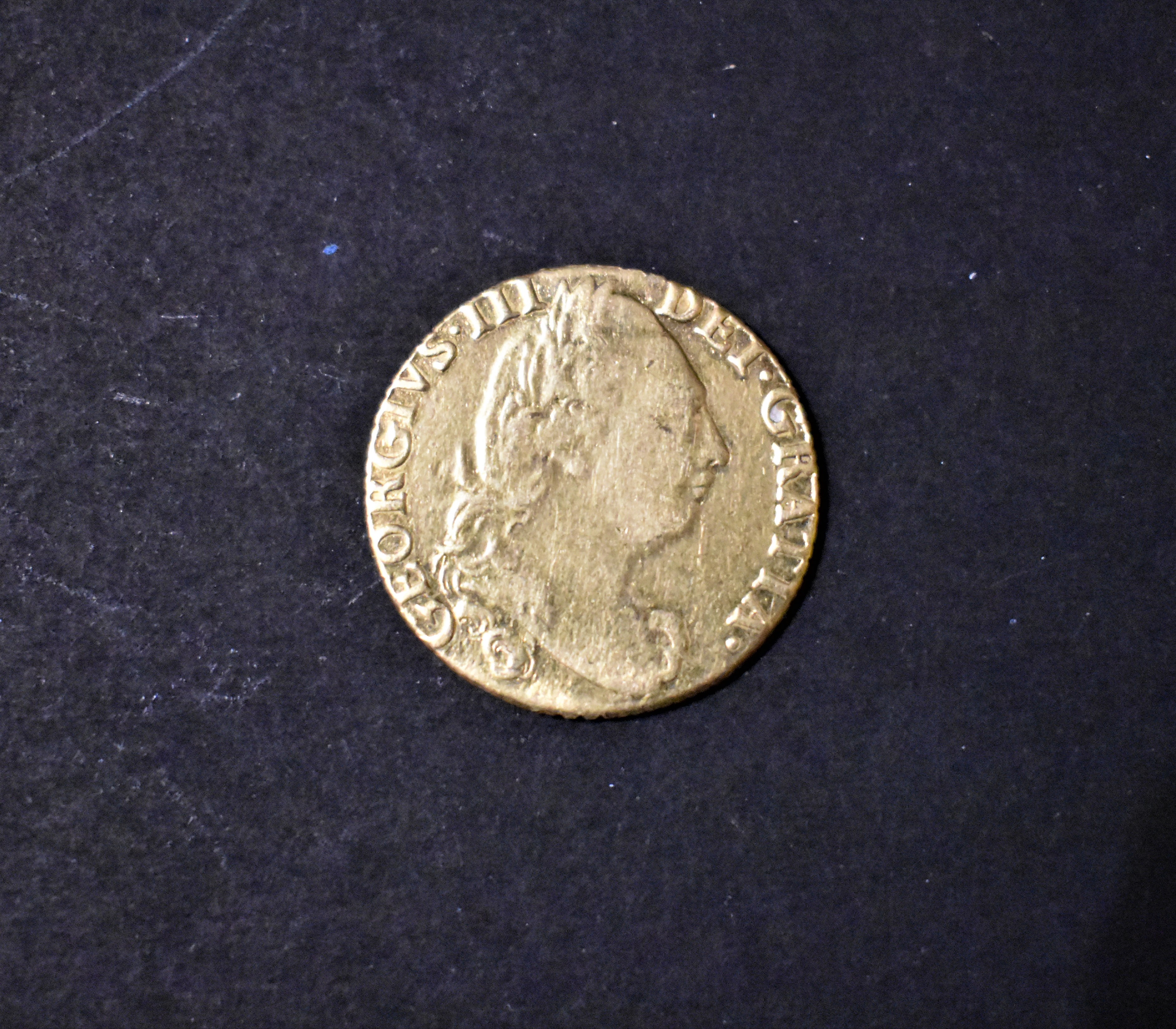 Gold 1786 Guinea George III, GVF, S. 3728 (Ex Mount)