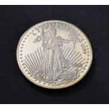 Gold Plated (Retro) USA 1933 Saint-Gaudens Twenty Dollar
