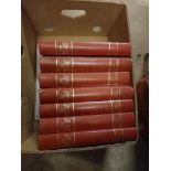 7 bound volumes of a Time Life part work The British Empire issues 1 to 98 contents & index