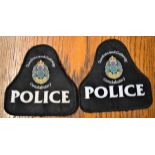 Dumfries and Galloway Constabulary Cloth Pullover Patch Badges (2) EIIR Crown