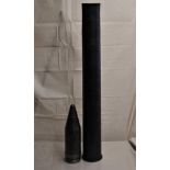 German WWII A.P. Projectile with Ballistic Cap and Piercing Cap, Type 39, 75-mm Pzgr. Pair. 39 KwK