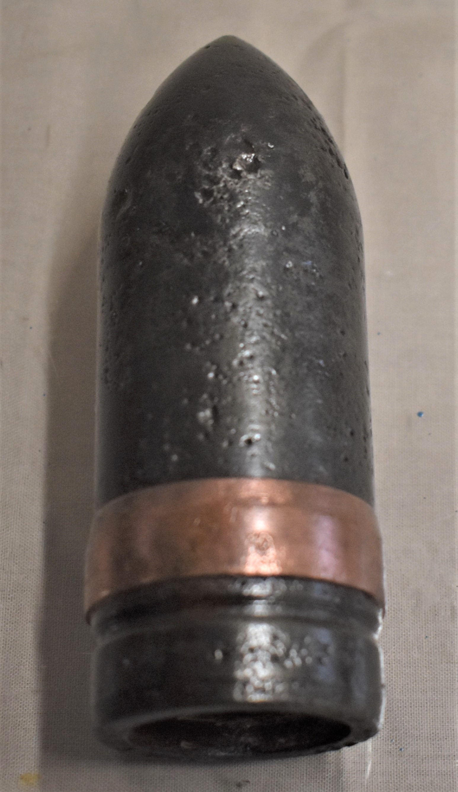 German WWII 3.7cm Pak/KWK 36 PzGr Patr .A.P. Projectile Head without Cap for the A.T. Gun, very good