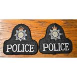 Bedfordshire Police Cloth Pullover Patches (2) EIIR Crown