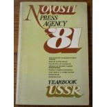 Novosti Press Agency '81 Yearbook USSR, includes content on the Space Programme, Atomic Power,