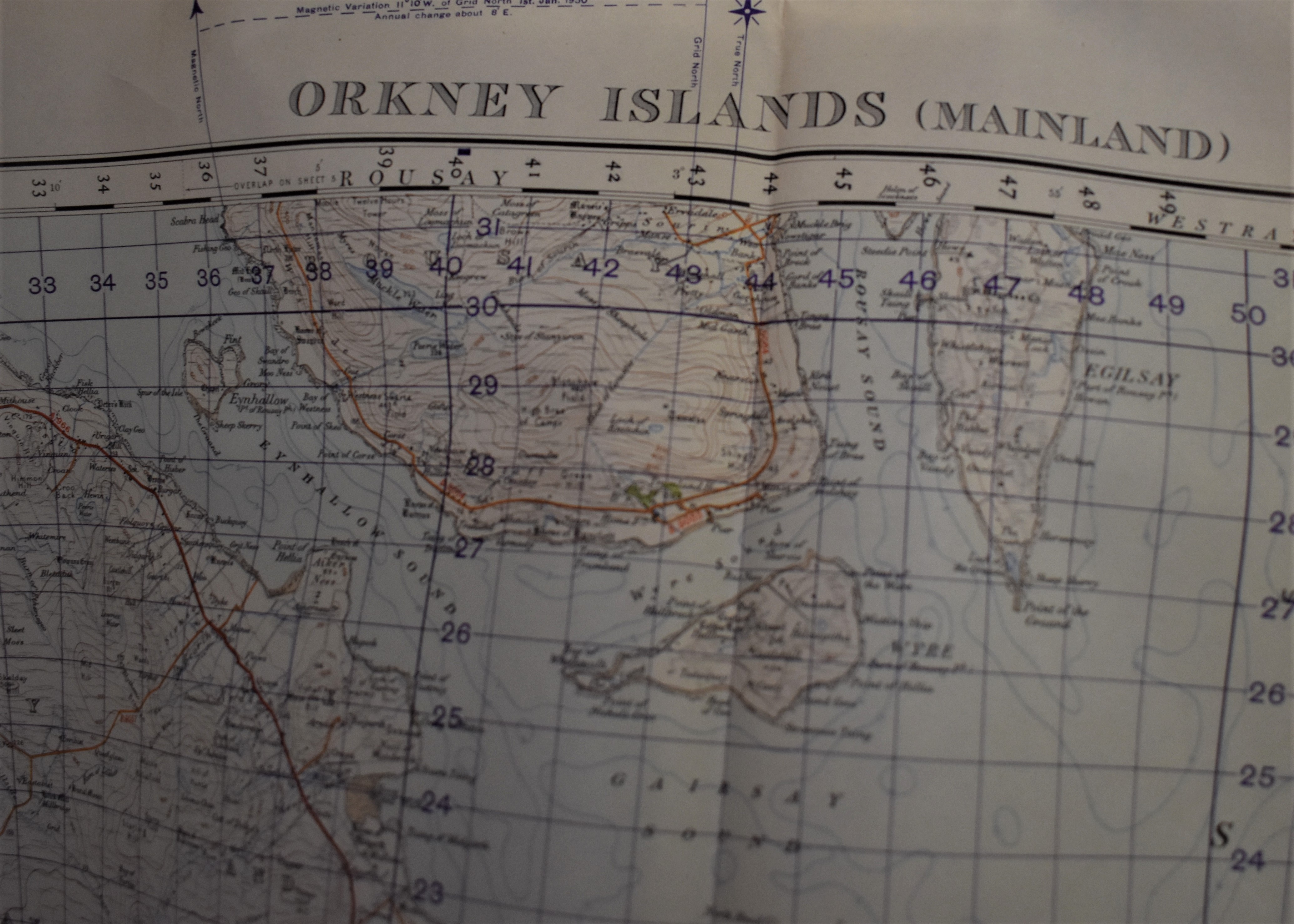 Scotland War Office Edition, Orkney Island (Mainland) - sheet 6. Ordnance survey map - published - Image 2 of 2
