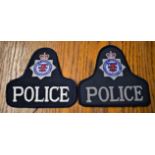 Avon & Somerset Constabulary Cloth Pullover Patches (2) EIIR Crown