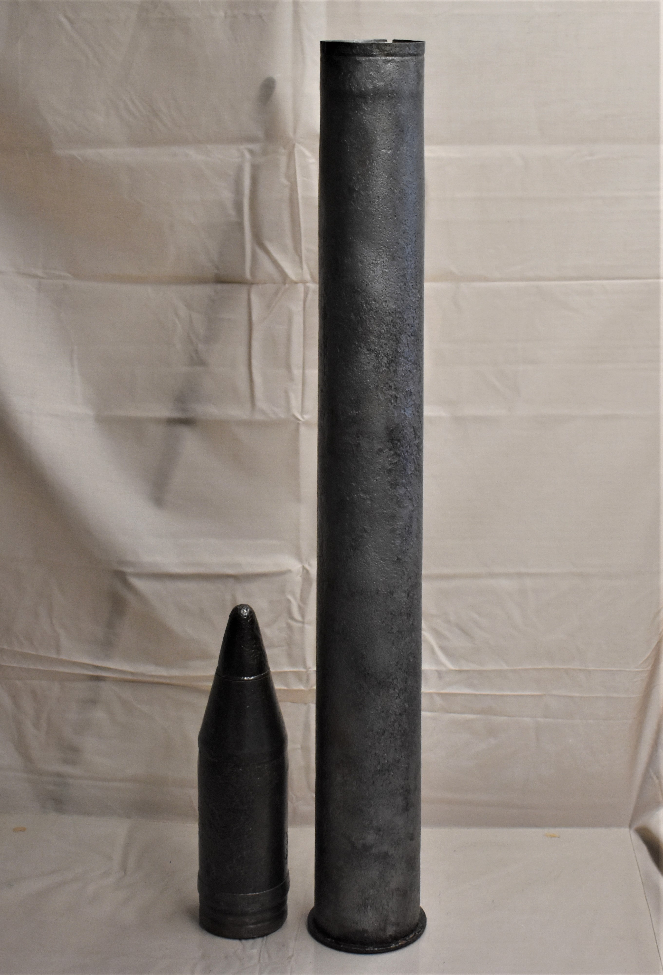 German WWII A.P. Projectile with Ballistic Cap and Piercing Cap, Type 39, 75-mm Pzgr. Pair. 39 PAK