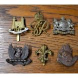 Cap Badge Collection including:- Norfolk Yeomanry, Loyal Suffolk Hussars (Yeomanry), Earl of