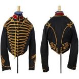 Royal Horse Artillery Corporal's Tunic - 1901 Eton-style Pattern. Small. Dark blue cloth with buff