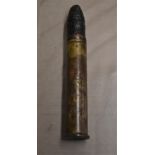 Russian WWII 2cm ShVak HE Aircraft Round in relic condition with 1942 case.