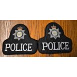 Bedfordshire Police Cloth Pullover Patches (2) EIIR Crown