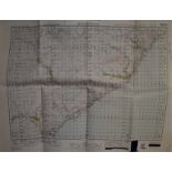 Scotland 'Helmsdale' War Office Edition, sheet 17 -Ordnance survey map, published 1949. Folded