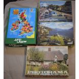 Toys and games - Boxed Puzzles (4) including:- Thatched Cottage - (2) 500 piece by Fallon and Good