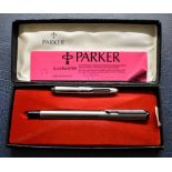 1970's Parker Fountain Pen, boxed with ink converter No.45