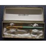 Fountain Pen-1960's Conway Stewart 69 fountain pen, 14ct gold MB, was sold as a set, pencil missing