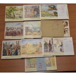 Liebig Sets (10) 1950's/60's including: Vincent Van Gogh, Peer Gynt, The Small World of Beetles,