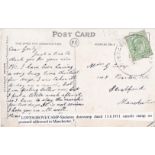 Lovegrove/Camp 1911 Skeleton datestamp on postcard