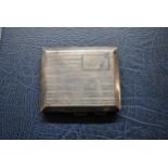 Silver Cigarette Case made M. H. Meyer, Ltd, Clerkenwell Road, London, 1912-1936. A nice piece in