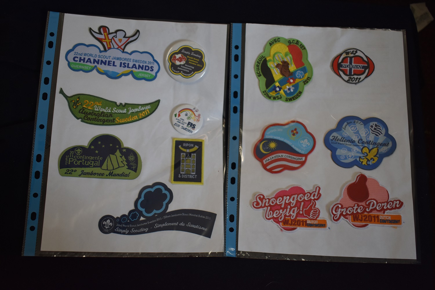 Scouting Fine collection of Sweden 2011 Jamboree with badges, buttons and belts. Includes scarce fo - Image 4 of 4