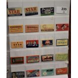 Vintage Safety Razor Blade Collection dating 1930's onward, including: Star, Pet, Pal, Platoon,