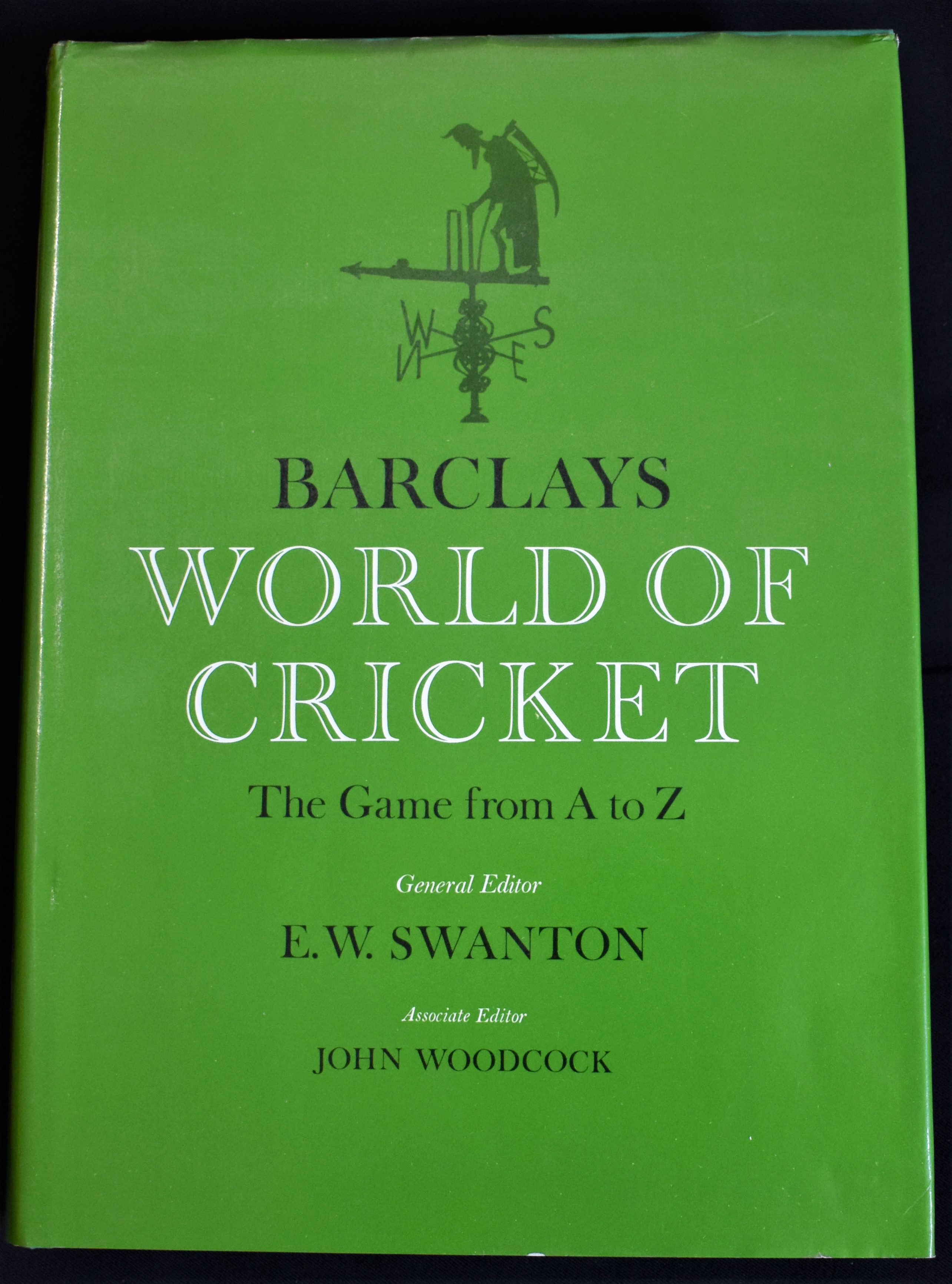 Barclays World of Cricket Book - The Game from A-Z. 1980's edition. Vintage and rare find