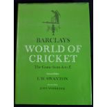 Barclays World of Cricket Book - The Game from A-Z. 1980's edition. Vintage and rare find