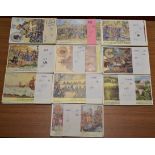 Liebig Sets (10) 1950's/60's, includes three sets of Belgian Congo - one of ten cards