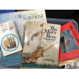 Ships & Sailing (9) books including The Mary Rose, The British Seafarer and Anatomy of the Titanic