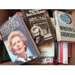 BOOKS: 20+ Assorted BIOGRAPHY and AUTOBIOGRAPHY books including Winston Churchill 'Step by Step',
