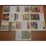 Liebig Sets (10) 1950's/60's including: Ivan the Terrible, Boats, Flowers etc.
