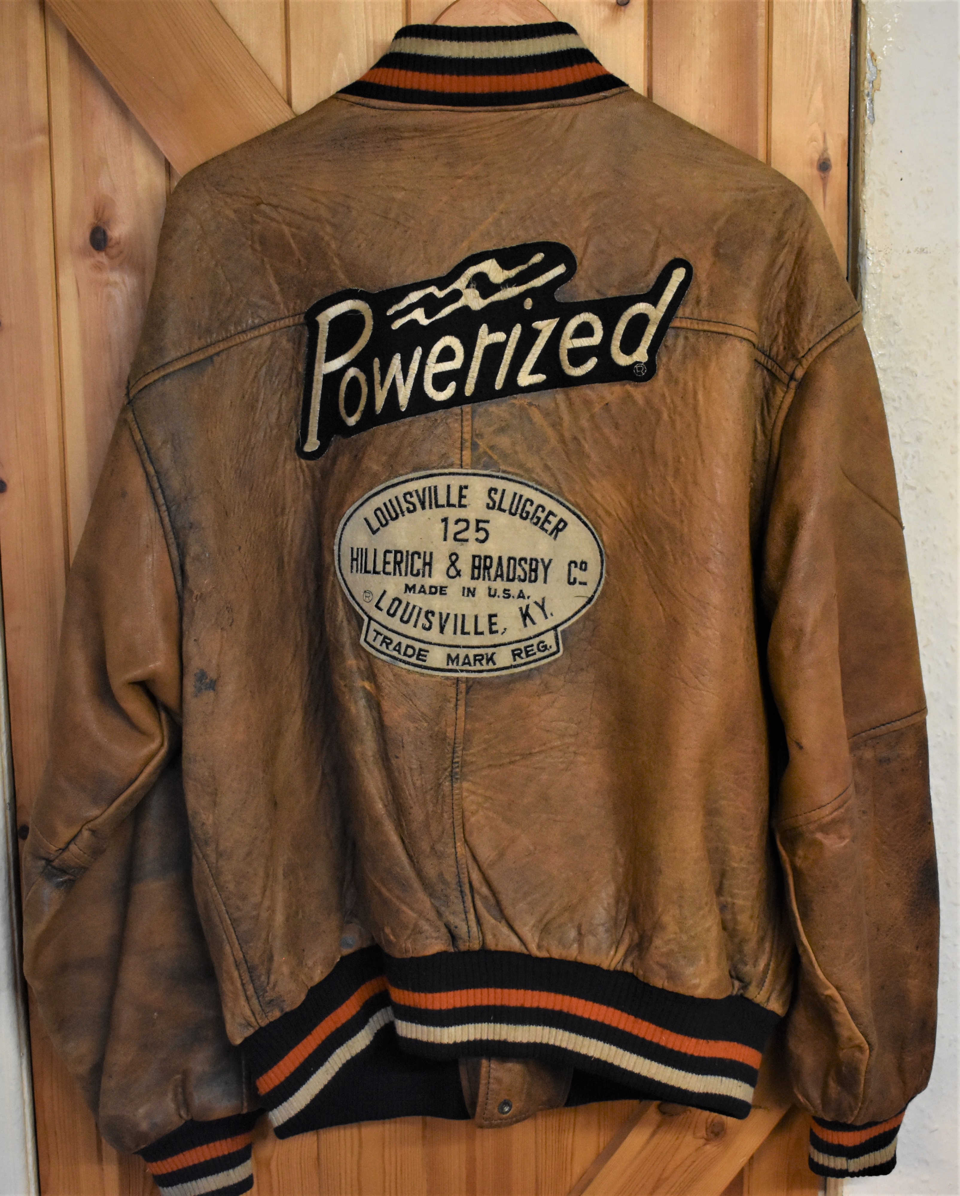 American 1990s Louisville Slugger Baseball Jacket, in worn condition in Size XL. Nice Americana - Image 3 of 3