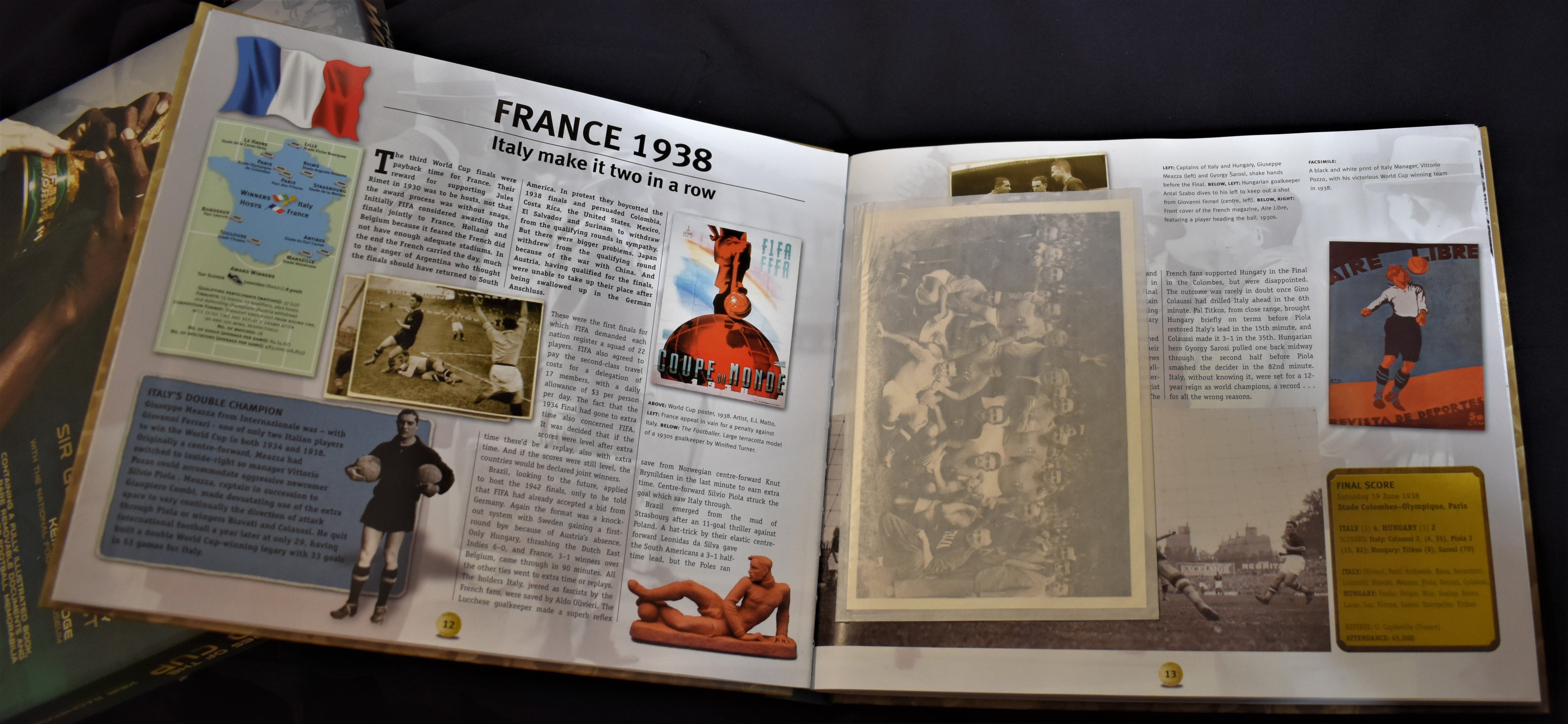 The Treasures of the World Cup Deluxe Edition book Foreword by Sir Geoff Hurst - Image 2 of 2