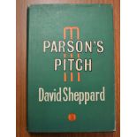 Parson's Pitch Signed copy personalised by David Sheppard Value