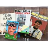 BOOKS: Mixed Golf (15) books on Golf including: by Peter Allis, Nick Faldo and The Handbook of Golf