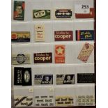 Vintage Safety Razor Blade Collection dating 1930's onward, including: Wanie, Cooper, Wilgo, White